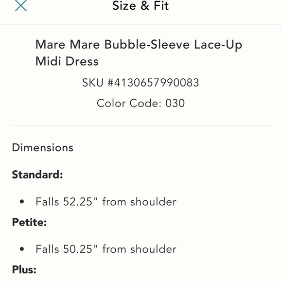 Mare Mare Anthropologie dress size M. Brand new, never worn - Picture 6 of 6